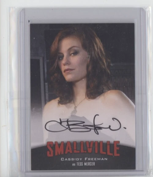 CASSIDY FREEMAN SMALLVILLE 7-10 CRYPTOZOIC AUTO AUTOGRAPH TESS MERCER SP - Image 1 of 2