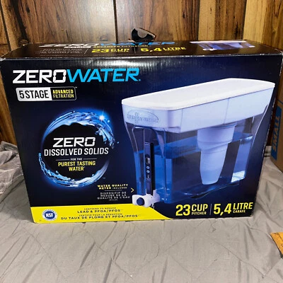 ZeroWater ZD018 23 Cup Water Filter Jug Used Once IOB - Image 1 of 4