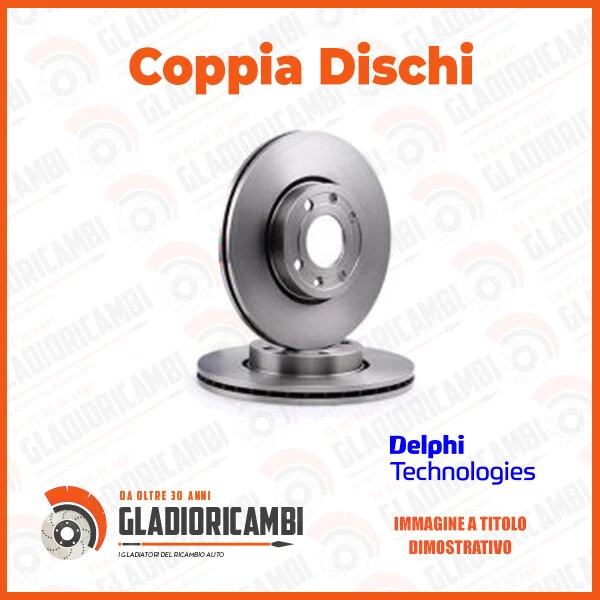 BG3526 - Coppia Dischi Freno SMART Fortwo 450 451 Brabus Cabrio disco pieno - Immagine 1 di 1