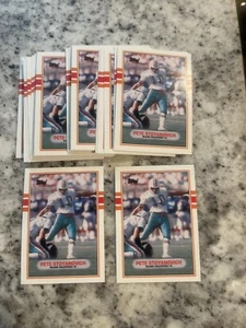 25 CARD LOT 1989 TOPPS TRADED FOOTBALL PETE STOYANOVICH #84T ROOKIE CARD LOT - Picture 1 of 3