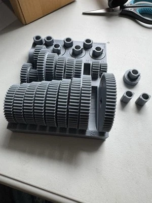 Atlas 618 Lathe Craftsman 109 Gear Set 3D Printed 17 Gears/Spacers &Storage Tray - Image 1 of 4