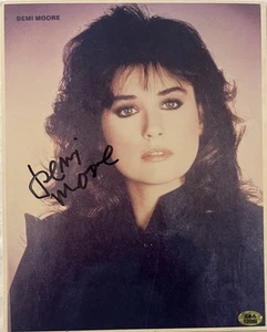 Vintage Demi Gene Moore Rare Signed Autographed 10x8 Photo GAA COA - Picture 1 of 6