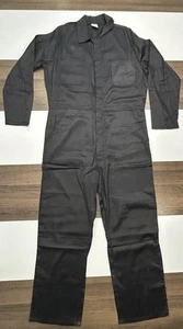 Mono de trabajo vintage L negro para hombre FR resistente al fuego/ácido hecho en EE. UU. - Imagen 1 de 13