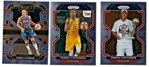2022 Panini Prizm #125/#158 & 2024 Panini Select #26 Tamika Catchings WNBA Fever - Picture 1 of 2