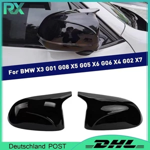 2stk Sport Performance Spiegelkappe Hochglänz Außenspiegel Kappen für BMW X3 G01 - Bild 1 von 12