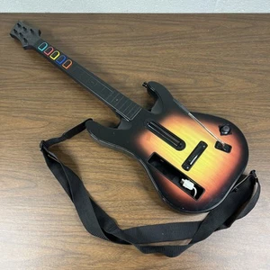 Nintendo Wii Rojo Octano Guitar Hero World Tour Sunburst + Correa 95455.805 Probado - Imagen 1 de 7