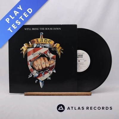 Slade We'll Bring The House Down A-2 B-2 LP Album Vinyl Record SKATE 1 - VG+/VG+ - Image 1 of 4