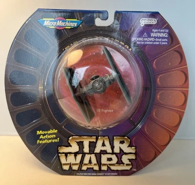 Micro Máquinas Galoob Star Wars TIE Fighter Die Cast Metal 1996 NUEVO M.I.P Foto 1 de 4