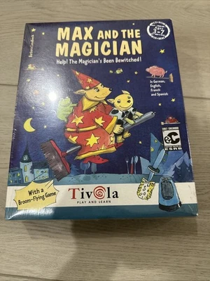 Max And The Magician Tivola Play And Learn PC Game BRAND NEW SEALED RARE HTF - Image 1 of 3