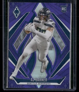2024 Panini Phoenix #154 AJ Barner Purple Seattle Seahawks - Picture 1 of 2