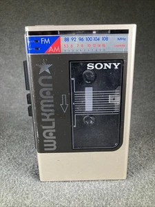 Sony Walkman WM-F8 FM/AM Stereo Cassette TESTED works, no FF/RW Stranger Things - Picture 1 of 14