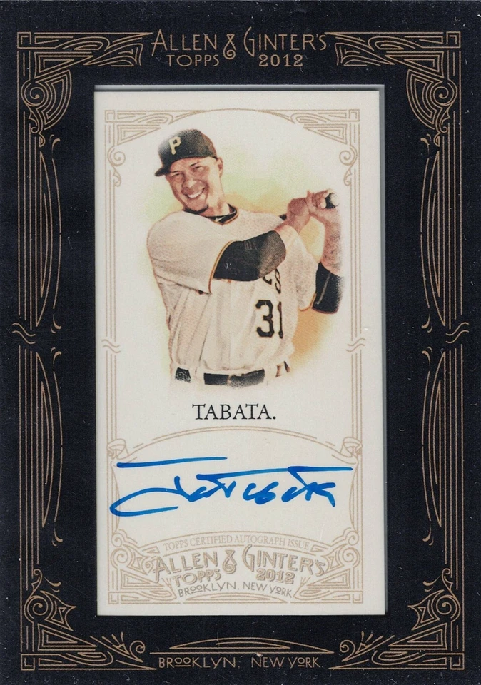 2012 Topps Allen & Ginter's Framed Mini Auto #AGA-JT Jose Tabata - Pirates - Image 1 of 1