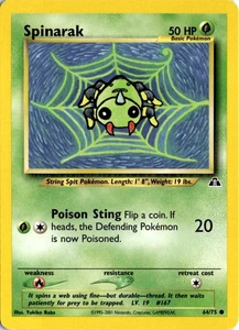 Spinarak Common Neo Discovery 64/75 MP - Picture 1 of 2