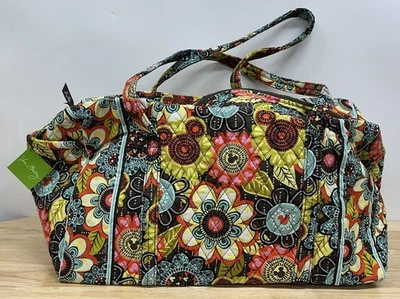 Vera Bradley Disney Parks Perfect Petals Mickey Large Duffel Bag NWT - Image 1 of 4