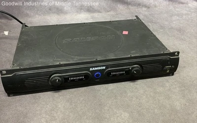 Amplificador de potencia estéreo Samson Servo 300 2 canales 300 vatios montaje en rack Foto 1 de 4