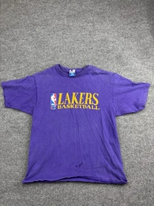 VNTG Los Angeles Lakers Shirt Herren Large lila NBA Basketball Champion Baumwolle - Bild 1 von 8
