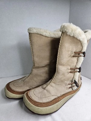 Botas altas MERRELL para mujer de cuero tostado SPIRIT TIBET Polartec Thinsulate talla 7,5 Foto 1 de 4