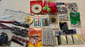 Posten Bastelbedarf 6 Copic Sketch Marker Glitzer Wackelaugen Klammern selbstklebend - Bild 1 von 6