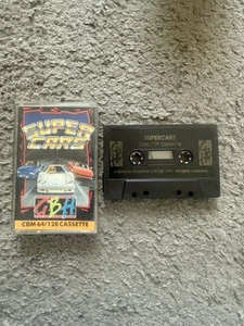 Commodore 64 / 128 C64 Game - SuperCars By GBH 1992 Tested See Pic Vgc - Picture 1 of 6