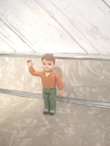 Fisher-Price Loving Family Dollhouse 2006 Boy Brother Doll Figure w/ Brown Hair - Picture 1 of 5
