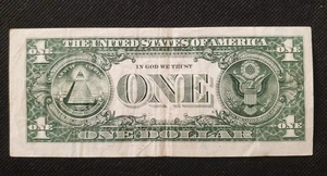 "NEVER FORGET" 9/11 ~ $1 BINARY ERROR ~ 2017 ~ SHIFTING ERROR - Picture 1 of 3