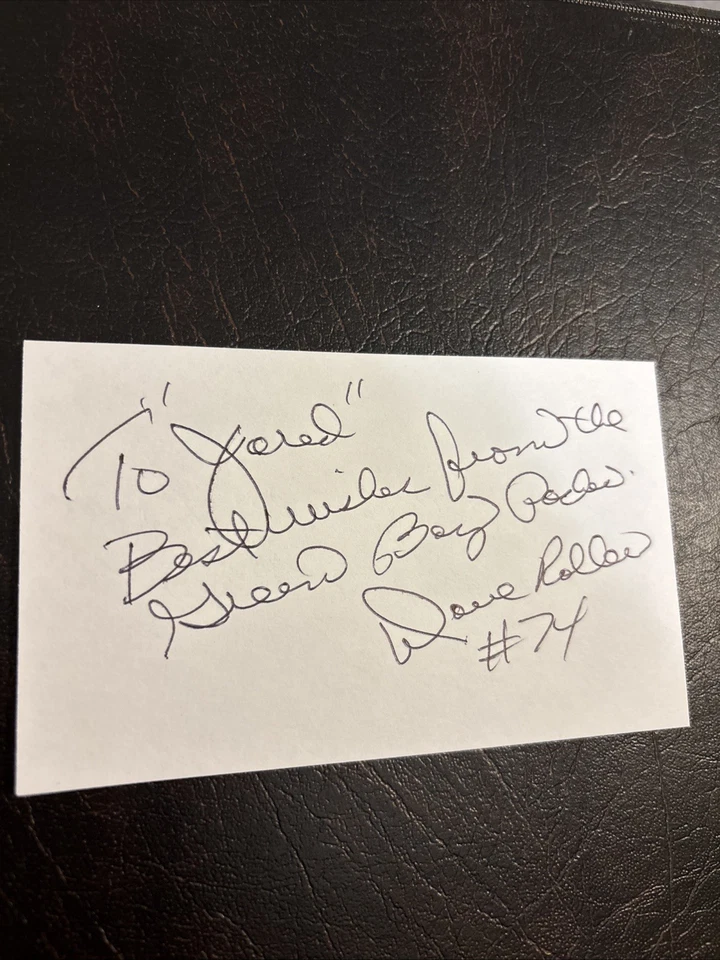 Dave Roller (Kentucky 3X All-SEC DT) ‘71 NYG, Packers, Vikings & 2X All-WFL - Image 1 of 1