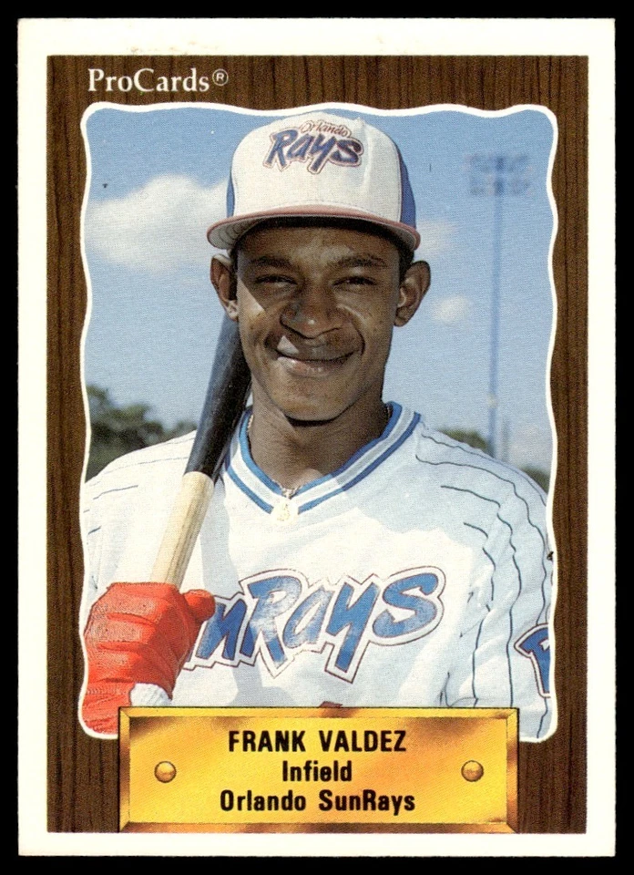 1990 ProCards FRANK VALDEZ #1094 Orlando Sun Rays - Image 1 of 2
