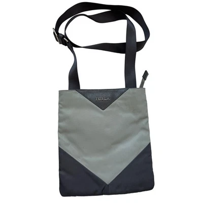 Сумка через плечо Furla Calypso регулируемый ремень цветной блок путешествий молнии серый - Изображение 1 из 4