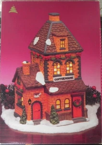 Trim A Home- Holiday Town Memories- Coffee House- Christmas Village/BOX - Picture 1 of 3