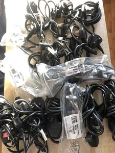 Joblot 80x Power Cable For Laptops Free Delivery UK Only - Picture 1 of 4
