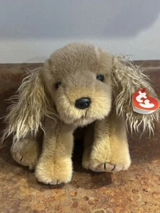 Peluche classico TY - SUGHERO il cane Cocker Spaniel - scritta in etichetta - Foto 1 di 7