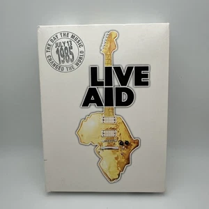 Live Aid (Both Concerts 1985) (DVD 4-Disc Box Set w/ Guide & Slipcover) Rare OOP - Picture 1 of 17