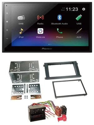 Pioneer USB Bluetooth DAB 2DIN MP3 Autoradio für Porsche Cayenne 2007-2010 - Bild 1 von 4
