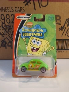2004 MATCHBOX - NICKELODEON SPONGE BOB SQUARE PANTS - VOLKSWAGEN BEETLE - NEW - Picture 1 of 5