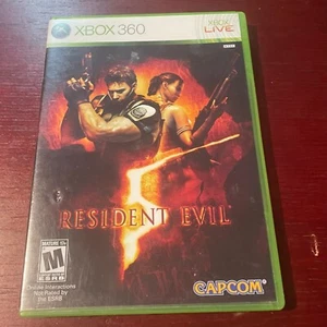 Resident Evil 5 Microsoft Xbox 360 Complete Tested - Picture 1 of 5