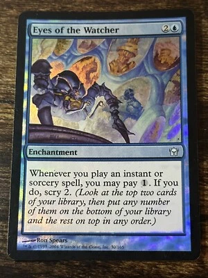 Magic the Gathering MTG Fifth Dawn EYES OF THE WATCHER Foil - Image 1 of 2