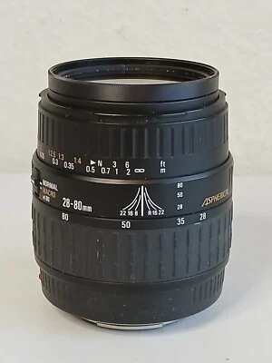 55 SIGMA Zoom Lens 28-80mm f:3.5-5.6 II Macro ~ As Is Parts Only - Image 1 of 4