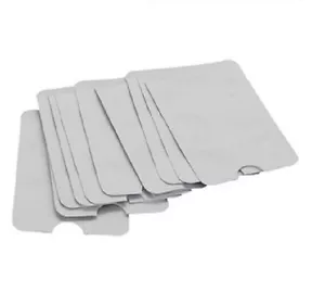 100x HIGH LEVEL RFID Blocking Credit Card Sleeve Protector Shield WaterProof USA - Picture 1 of 6