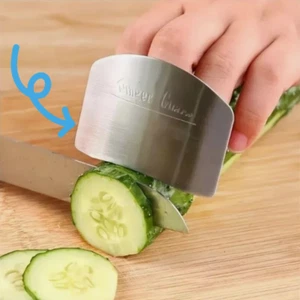 Kitchen Tool Accessories Stainless Steel Finger Guard Safety Cut vegetables Hand - Picture 1 of 5