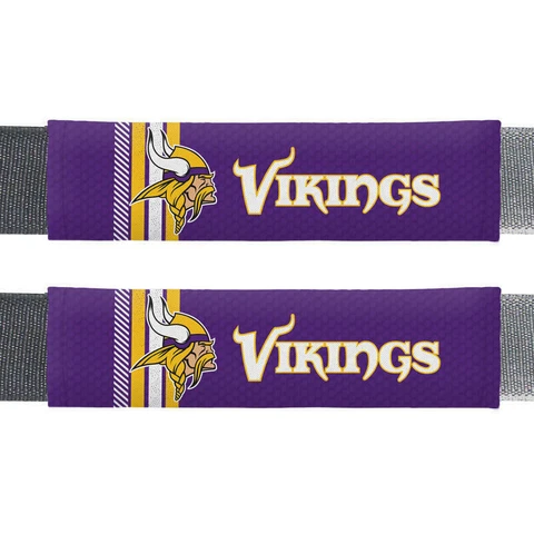 Minnesota Vikings NFL Rally Seat Belt Pad Set of 2 Cover