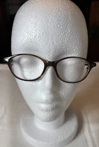 Jean Lafont REGENCE 5034 Rare Authentic 49mm Brown Glasses France Frames Only - Picture 1 of 8