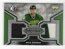 Bill Guerin 05-06 Upper Deck SPX Winning Materials Jersey /350 Dallas Stars