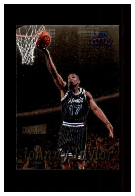 1997-98 TOPPS STADIUM CLUB NBA DRAFT ROOKIE #233 JOHNNY TAYLOR ORLANDO MAGIC - Image 1 of 2