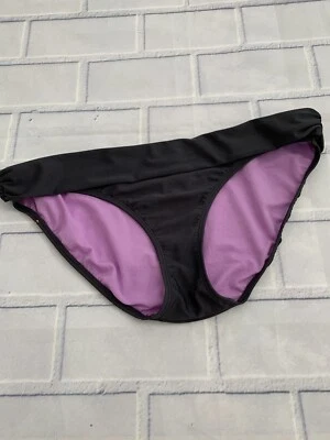 Parte inferior de bikini Athleta grande gris detalle cachemira nadar cincha lateral separada Foto 1 de 4