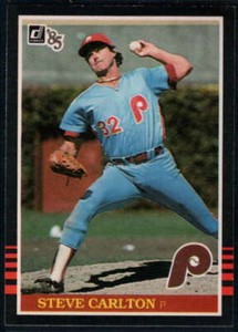 1985 Donruss #305 Steve Carlton NM Near Mint Phillies
