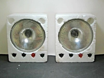 7" Street Hot Rat Rod H4 Headlights Interchangeable Colored Dots custom NEW - Image 1 of 4