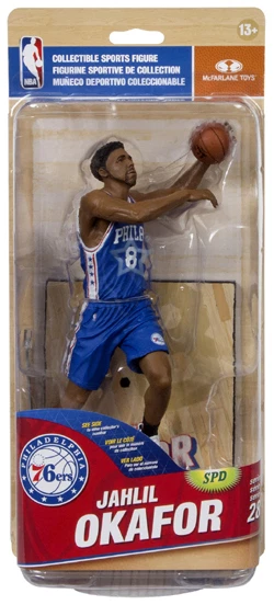 McFarlane NBA Series 28 Jahlil Okafor Philidelphia 76ers não em perfeito estado pkg. - Imagem 1 de 1