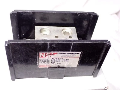 NSi AL-P2-P2 Modular Power Distribution Blocks Line/Load 350 MCM - 6 AWG - Image 1 of 4
