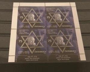 2010 Österreich ANK 2904 Simon Wiesenthal Justice not Vengeance Kleinbogen - Picture 1 of 1