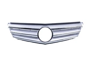 AM New Front Grille For Mercedes-Benz C230 C250 C300 C350 Chrome Silver Plastic - Picture 1 of 8